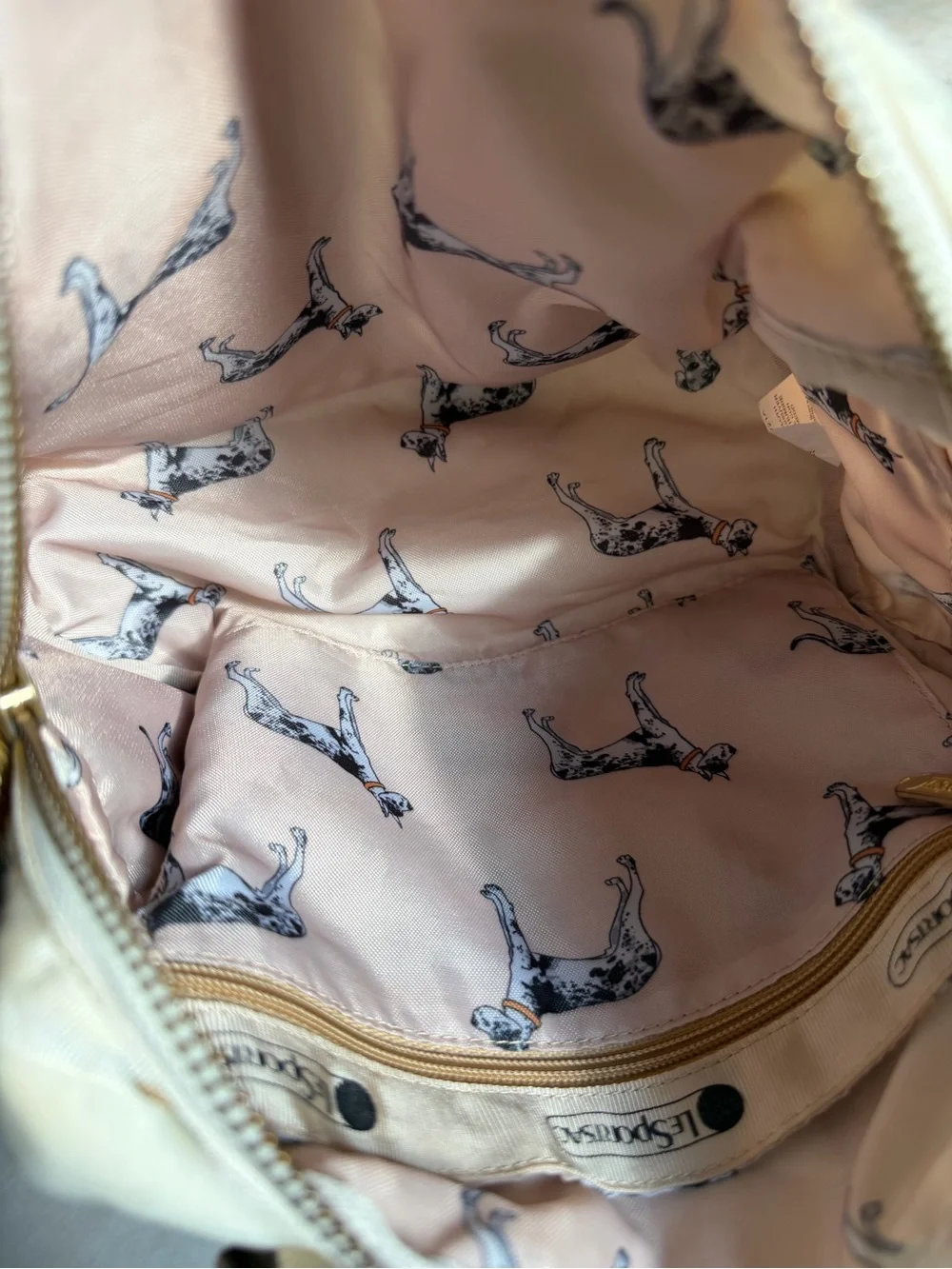 LeSportsac x Yumie Kazama 2way Shoulder Bag Small Beige Japan Limited Rare